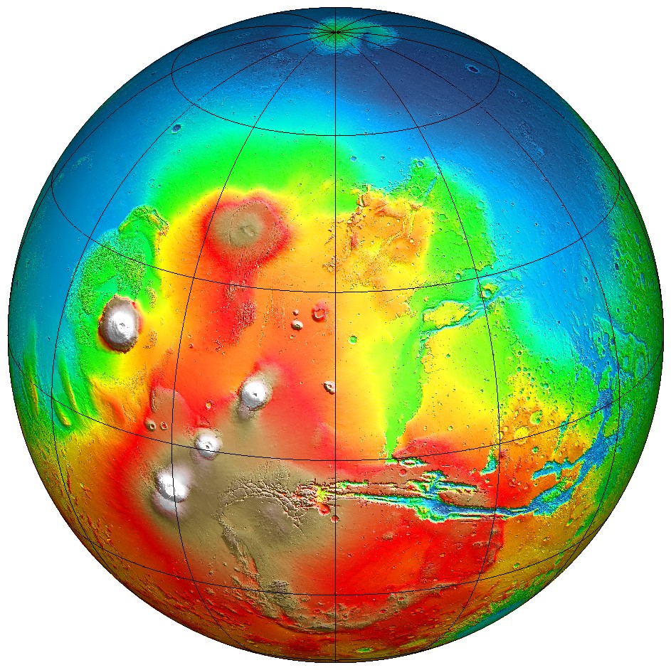 MOLA Global Tharsis