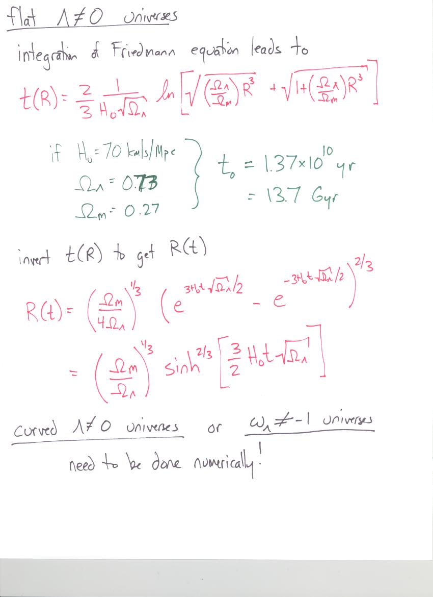 cosmological redshift equation with distance